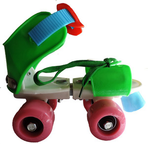 Hipkoo Baby Skates Adjustable Size (Age 5 To 11) Quad Roller Skates - Size 11-3 UK