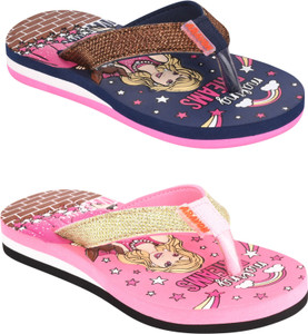 ARAVON Girls Slip On Slipper Flip Flop