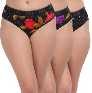 Clovin Women Hipster Multicolor Panty