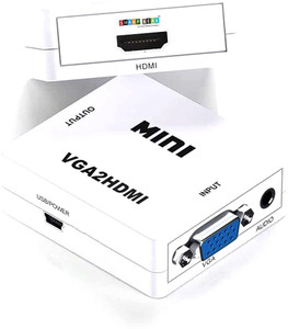 Sharp beak  TV-out Cable Terabyte VGA 2 HDMI Converter High speed , Premium quality,Full hd Supported, Full copper