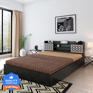 Bharat Lifestyle Brazil Engineered Wood King Box Bed