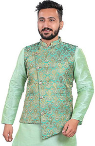 Sadree Sleeveless Printed Men Jacket