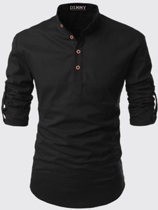 DIMMY Men Solid A-line Kurta