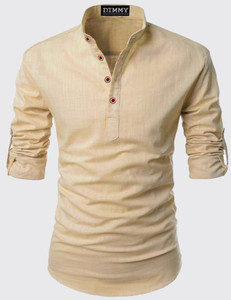 DIMMY Men Solid A-line Kurta