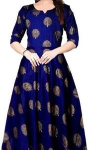 The Fashion Kurties Women Checkered Anarkali Kurta