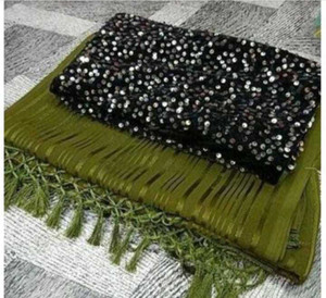TEQVYZ Self Design Bollywood Chiffon Saree