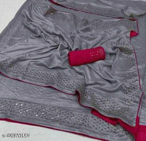 VRINDITA FASHION Embellished Ikkat Art Silk Saree