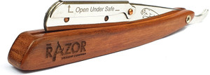 RT SHOP Razor Design Printed Wood Handle Shaving Razor Saloon And Men, Men