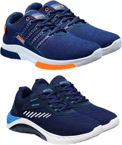 BRUTON Combo Pack Of 2 Latest Stylish Casual Shoes Sneakers For Men