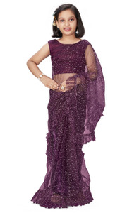 Cozee Shopping Self Design, Embellished, Applique Bollywood Net Saree