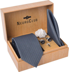 NEUROCLUB Solid, Printed, Self Design Tie
