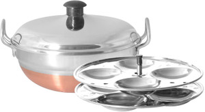 मिथाली Mithali Kadai with 2 Idli Plate (8 Idlis) Induction Idli Maker इंडक्शन इडली मेकर