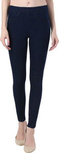 3BUTTERFLIES Dark Blue Jegging