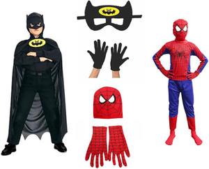 waitomo SPIDERMAN AND BATMAN Kids Costume Wear