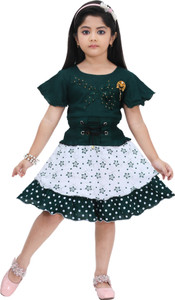 NEW COLLECTIONS Girls Below Knee Casual Dress