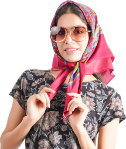 CHACKO Printed Pure Wool Women Fancy Scarf