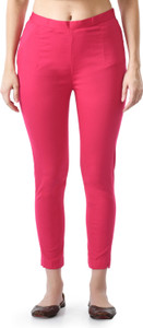City Fashion Regular Fit Women Pink Trousers