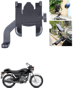 Qiisx Mirror Fitting Metal Mobile Holder For Hero Splendor Pro Bike Mobile Holder
