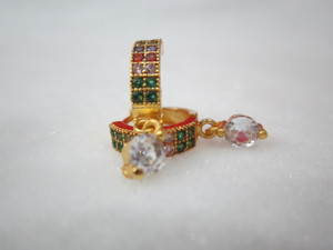 vks trading Gold-plated Plated Brass Nose Ring