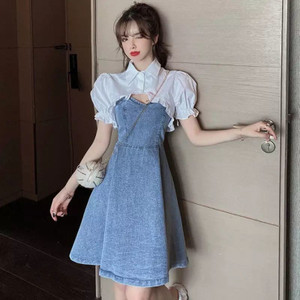 Denim dress new arrivals flipkart