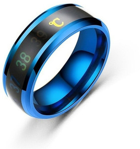 Heer Collection Intelligent Smart Body Temperature Monitor Stainless Steel Ring for Girl and Boy स्टेनलेस स्टील रिंग