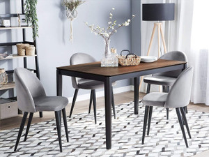G Fine Furniture Sheesham Wood 6 Seater Dining Table Only | Six Seater Dining Room Furniture Solid Wood 6 Seater Dining Table