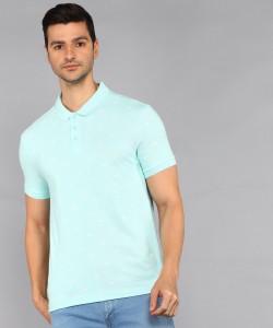 LEVI'S Printed Men Polo Neck Blue T-Shirt