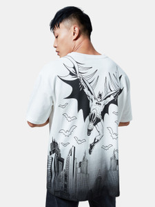 The Souled Store Graphic Print Men Round Neck White T-Shirt