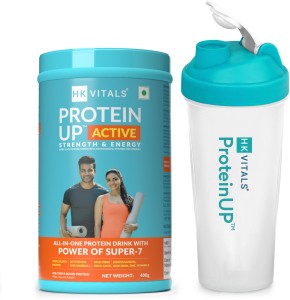 HEALTHKART HK Vitals ProteinUp Active, for Energy with Shaker, 600 ml Whey Protein