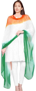 SKANDU Chiffon Striped Women Dupatta