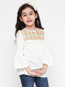 Ishti Indi Girls Short/Mid Thigh Casual Dress