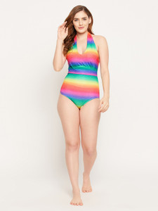 Clovia Printed Women Swimsuit