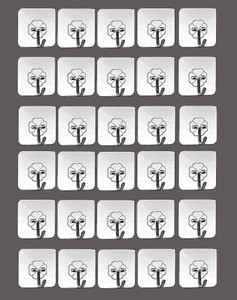 Tuelip Set of 30 Wall Hooks Heavy Duty Hooks for Hanging 10KG (Max) Hook 30