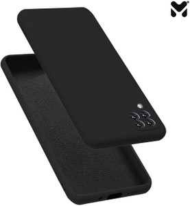 MOBIDEER Back Cover for Samsung Galaxy A22 4G/F22 4G/M32 4G, Matte Rubberized Soft Silicone Protective Cloth Inside