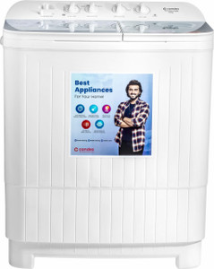 Candes 9 kg Semi Automatic Top Load Blue, White