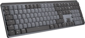 Logitech MX Keys Mechanical Wireless Standard Multi-device Keyboard Compatible with Desktop, Laptop, Mac Magnetic closure,Built-in Stand,no more dirt&scratches,Micro USB Connector