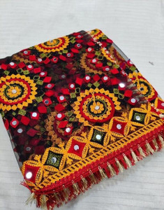 Vitrag Fashion Net Embroidered Women Dupatta