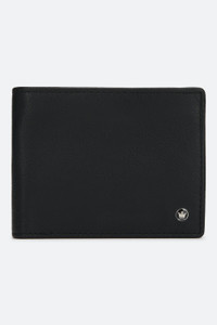 LOUIS PHILIPPE Men Casual Black Genuine Leather Wallet