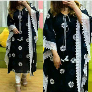 Aimca Printed Rayon Women Kaftan