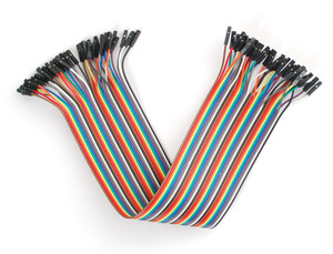 5-Pack 70cm 4-Pin Female-to-Female Jumper Wires – For Arduino, 3D Printer, RepRap & Electronics