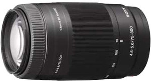 SONY 75 - 300 mm F4.5 - 5.6 Telephoto Zoom Lens - SONY : Flipkart.com