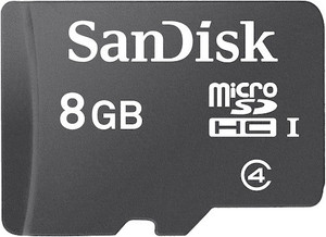 SanDisk MicroSDHC 8GB SDSDQM-008G-B35 Basic GB MicroSDHC Class