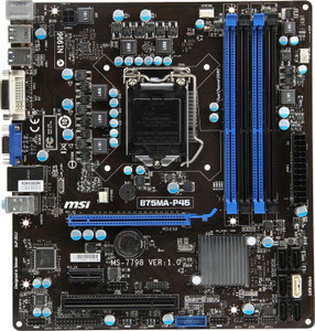 MSI B75MA-P45 LGA 1155Socket Micro-ATX Intel B75 Chipset
