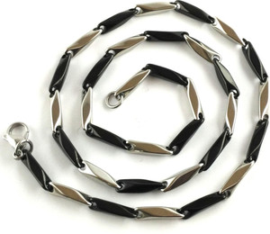 Spangel Fashion Silver Plated Steel Chain