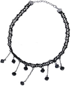 Chooz Designer Studio Shraddha Kapoor Jackline Love Lace Style Vintage Charm Beads Collar Alloy Choker