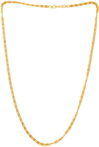 Weldecor Trendy Chain for Women Gold-plated Plated Metal Chain