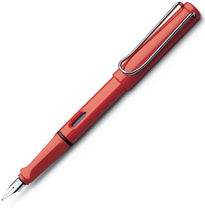 LAMY SAFARI Red Medium (with ink converter) Fountain Pen