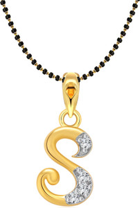 VIGHNAHARTA Gold-plated Cubic Zirconia Alloy Pendant