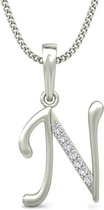 Chandrika Pearls N Alphabet Gold-plated Copper Pendant