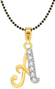 VIGHNAHARTA Gold-plated Cubic Zirconia Alloy Pendant